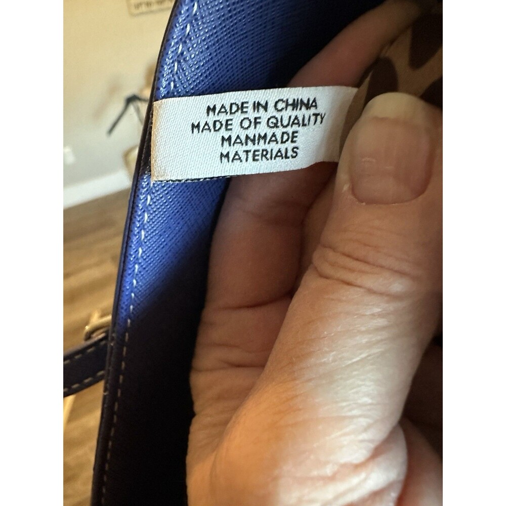Nine West Royal Blue Handbag/Tote - Picture 10 of 11